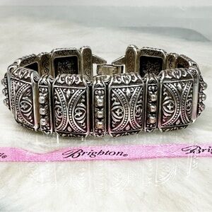 Brighton Silver Bracelet with Intricate Design